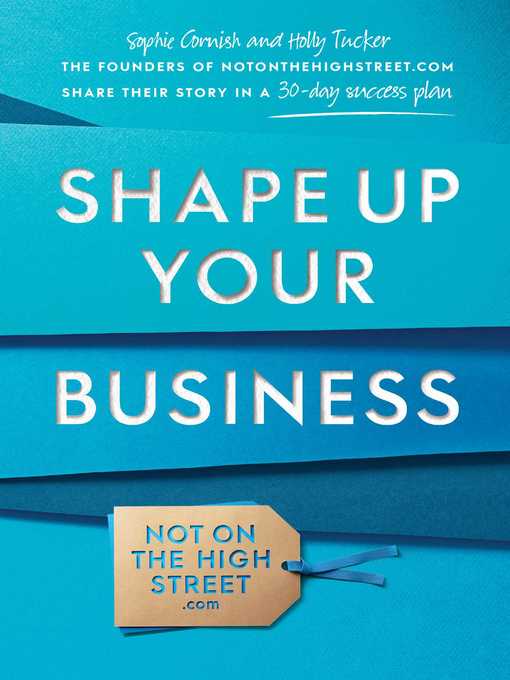 Title details for Shape Up Your Business by Sophie Cornish - Wait list